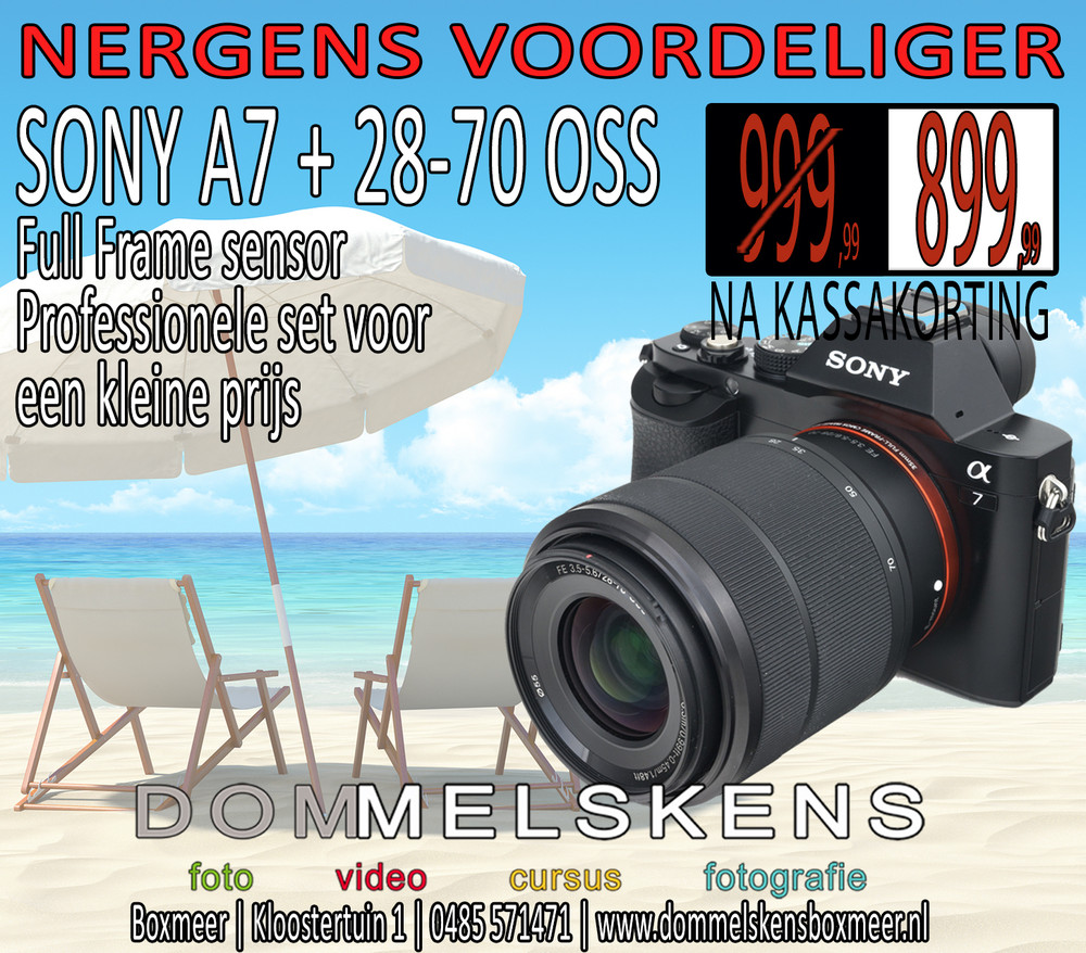 Voor de mooiste foto`s; Full Frame voor de hobby of voor het werk